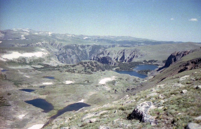 Paternoster lakes near Bear Tooth Pass, MT