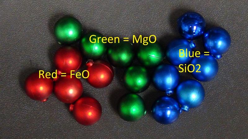 5 red, 6 green, and 7 blue Christmas tree balls
