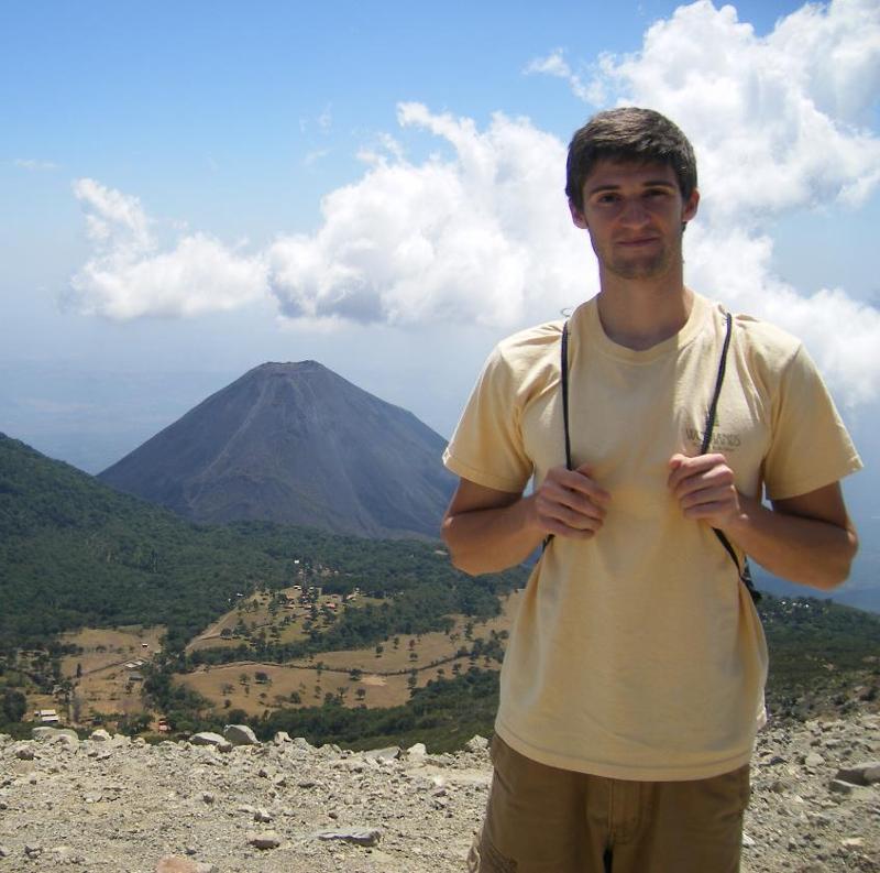 Izalco volcano in El Salvador