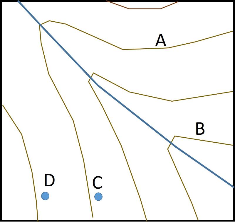 Topo puzzle map